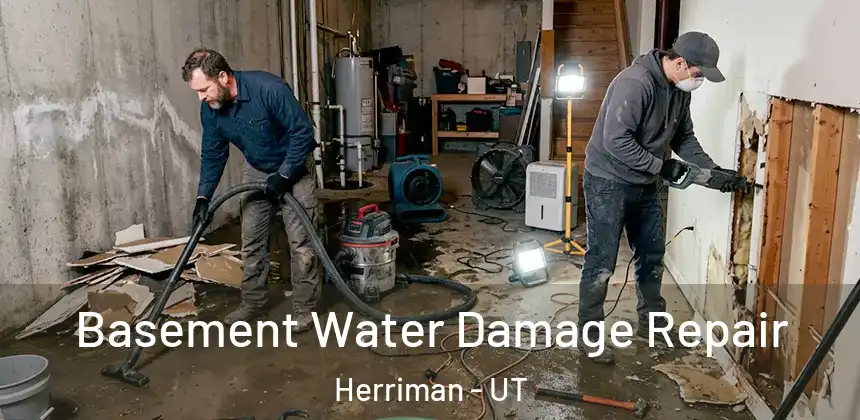 Basement Water Damage Repair Herriman - UT