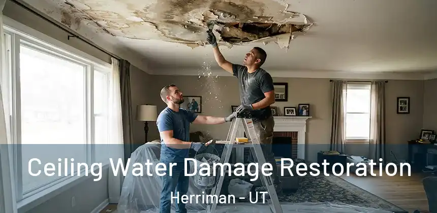  Ceiling Water Damage Restoration Herriman - UT
