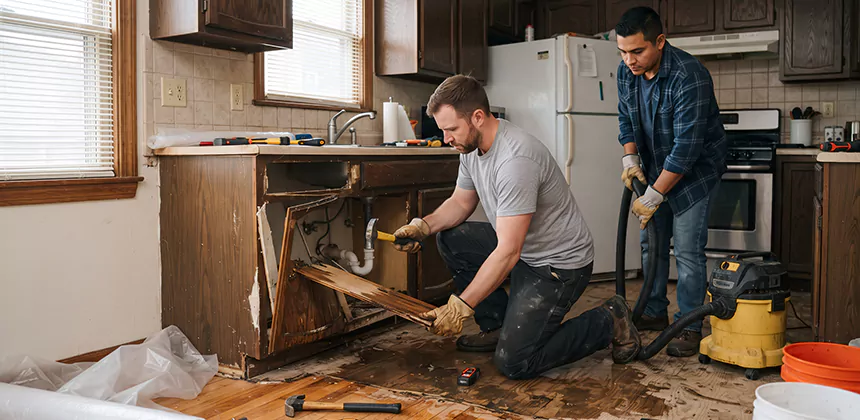 Repairing Water Damaged MDF Cabinets in Herriman