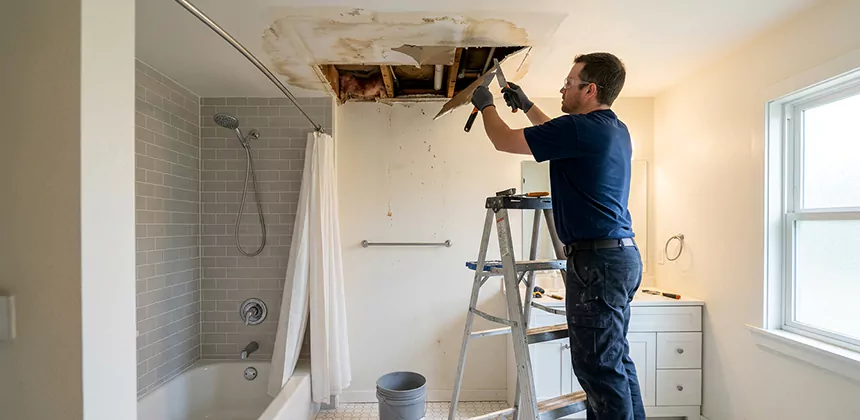 Bathroom Leak Ceiling Repair in Herriman