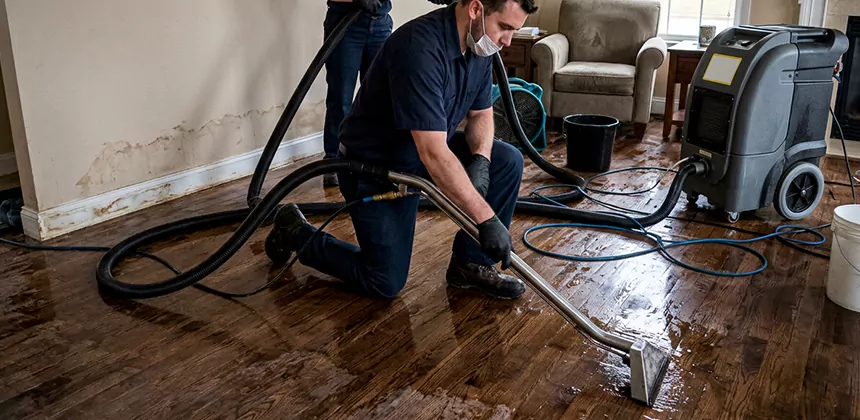 Hardwood Floor Water Extraction in Herriman
